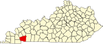 State map highlighting 區格 County