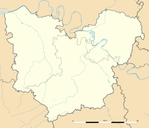 伊夫里拉巴塔耶在厄尔省的位置