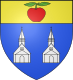 卡勒维尔双教堂村徽章