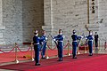 中正纪念堂内的空军仪队交接仪式
