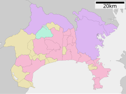 神奈川縣地圖