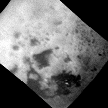 土卫六表面甲烷云的动画