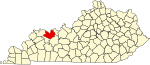 State map highlighting 戴維斯 County
