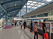 往鱼化寨站站台 (2023年4月)