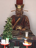 日本京都成相寺的閻魔像。