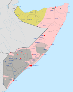 上图为其原有范围，黄色部分为索马里兰的实控区，红色部分为索马里的实控区