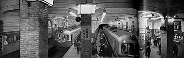 1954年阪神三宮站月台