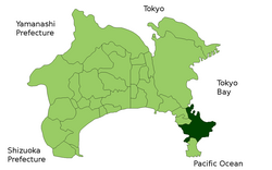 橫須賀市位置圖