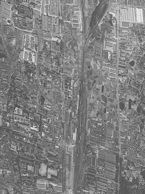 车站卫星图（1967年）
