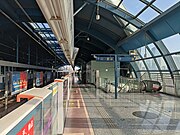 往鱼化寨站站台（2023年4月）