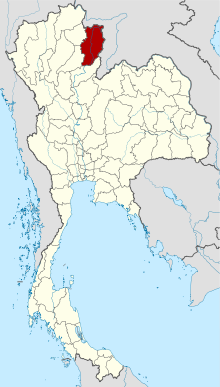 难府在泰国的位置