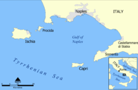 伊斯基亚岛的位置
