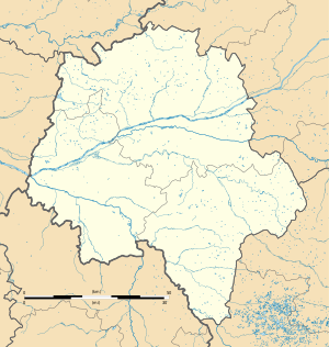 埃沃河畔锡夫赖在安德尔-卢瓦尔省的位置