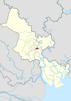 第四郡在胡志明市的位置