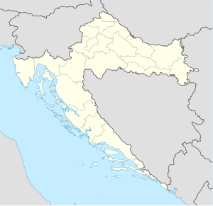 扎达尔在克罗地亚的位置