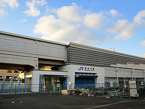 南田邊站東出入口（2018年）