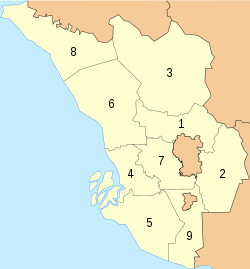 双文丹在雪兰莪的位置