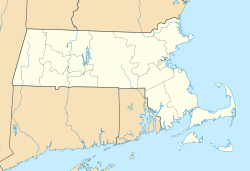 韦斯特福德在马萨诸塞州的位置