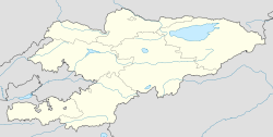 十月区在吉爾吉斯的位置