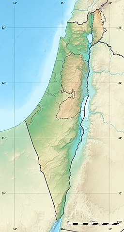 斯科普斯山在以色列的位置