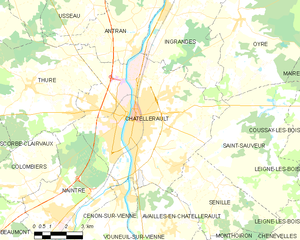 沙泰勒罗市镇地图
