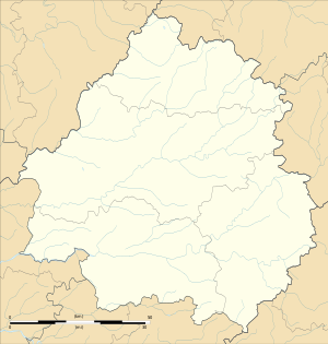 拉沃尔在多尔多涅省的位置