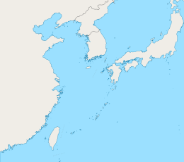 海墘嶼在中国东海的位置