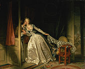 洛可可：让-奥诺雷·弗拉戈纳尔《偷来之吻》（约1780年）
