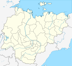 维柳伊斯克在萨哈共和国的位置