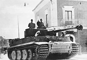 駐守於西西里島，第504重戰車營第2連的虎I（1943年）