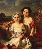 Vital Jean de Gronckel《兩個孩子的像》（1849年）