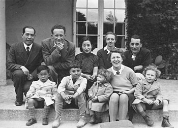 Familles Ouang, Joliot-Curie et Biquard en été 1941