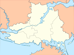 新米科莱夫卡乡级市镇在赫尔松州的位置