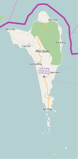 PQC /VVPQ在富國島的位置