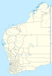 君达乐在西澳大利亚州的位置
