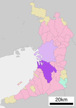 堺市位置圖