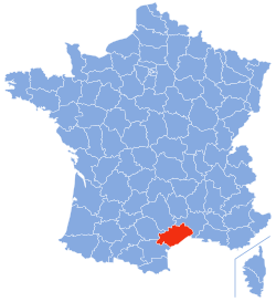 埃羅省在法國的位置