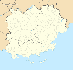 邦多勒在瓦尔省的位置