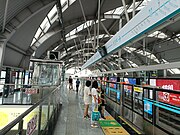 往贺韶站站台（2022年8月）