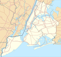 纽约协和神学院在纽约市的位置