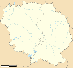拉瓦韦莱米讷在克勒兹省的位置
