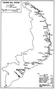 1969年的南越铁路系统地图