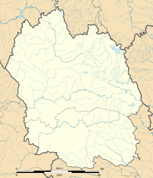 朗东新堡在洛泽尔省的位置