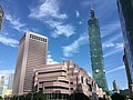 臺北世界貿易中心國際貿易大樓（1988年）、臺北國際會議中心（1989年）、台北101（2004年）