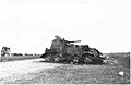被毀壞的蘇軍BA-10（粵语：BA-10裝甲車）裝甲車[22]