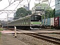 205系（2000年7月15日，澀谷站－原宿站間）