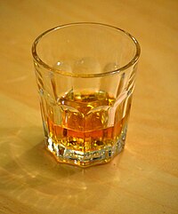 A glass of whisky