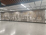 站厅艺术墙《对话》（2023年8月）
