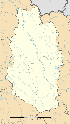 沃库勒尔在默兹省的位置