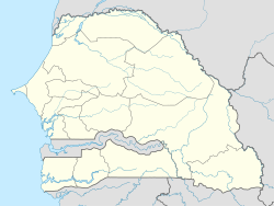 姆布爾在塞內加爾的位置